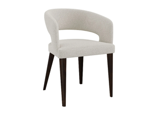 BETA - Fabric chair with armrests _ DÔME DECO